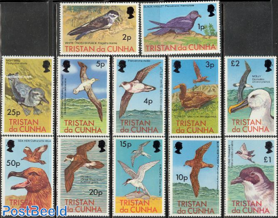 Definitives, birds 12v