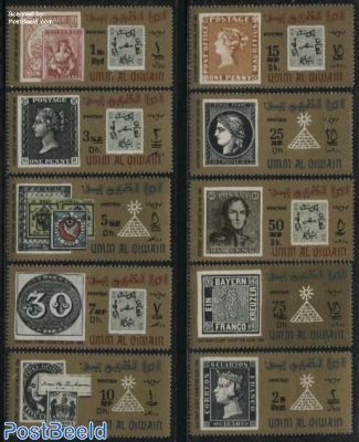 Stamp exhibition, new currency 10v