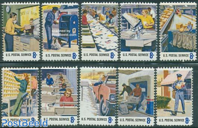 US postal service 10v