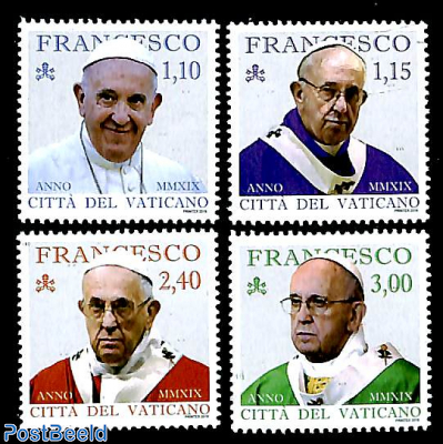 Pontificate Pope Francis MMXIX 4v
