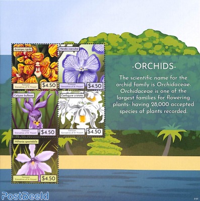 Canouan, Orchids 5v m/s