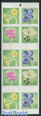 Flowers foil booklet s-a