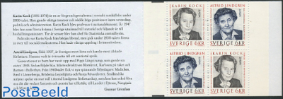 Europa booklet with 4 stamps