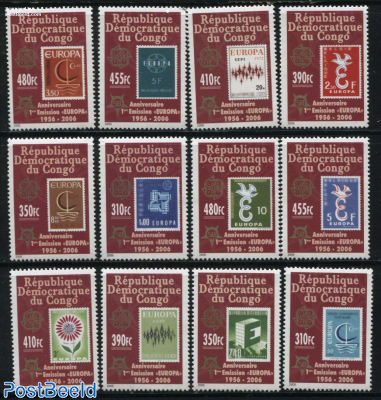 50 Years Europa stamps 12v